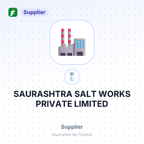 SAURASHTRA SALT WORKS PRIVATE LIMITED – summary card, no photo uploaded yet