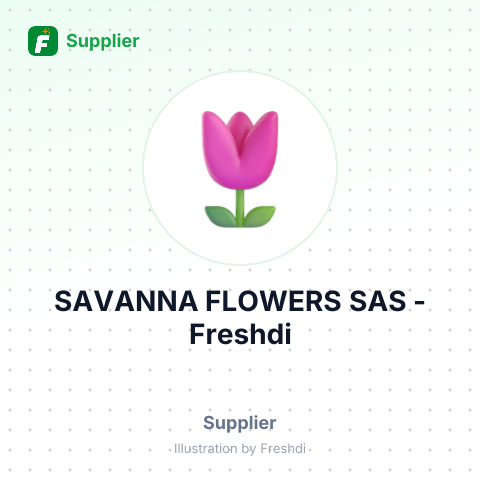 SAVANNA FLOWERS SAS – summary card, no photo uploaded yet
