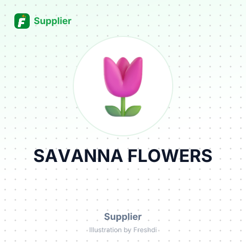 SAVANNA FLOWERS – summary card, no photo uploaded yet