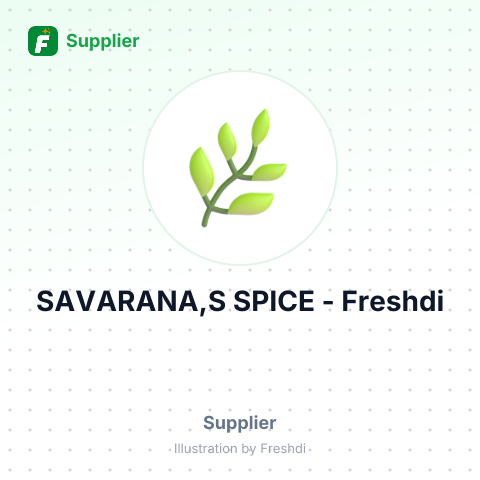 SAVARANA,S SPICE – summary card, no photo uploaded yet