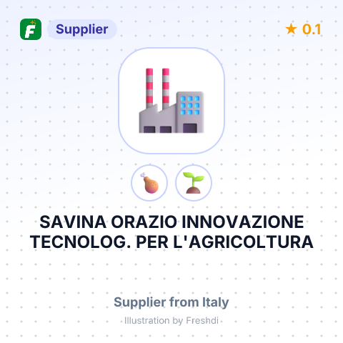 SAVINA ORAZIO INNOVAZIONE TECNOLOG. PER L'AGRICOLTURA – summary card, no photo uploaded yet