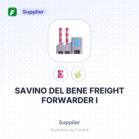 SAVINO DEL BENE FREIGHT FORWARDER I – summary card, no photo uploaded yet