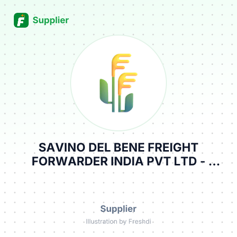 SAVINO DEL BENE FREIGHT FORWARDER INDIA PVT LTD – summary card, no photo uploaded yet