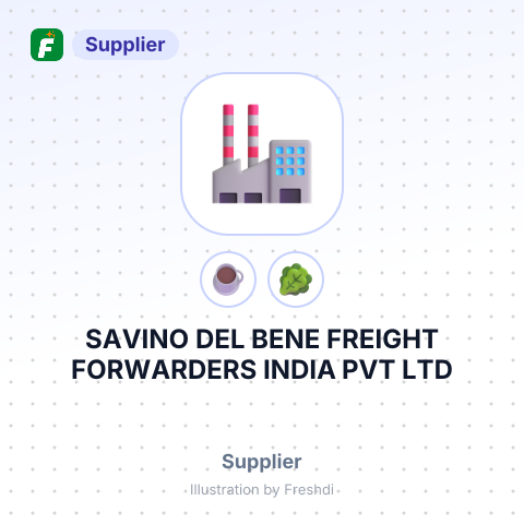 SAVINO DEL BENE FREIGHT FORWARDERS INDIA PVT LTD – summary card, no photo uploaded yet