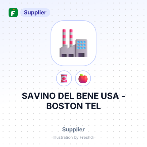 SAVINO DEL BENE USA - BOSTON TEL – summary card, no photo uploaded yet
