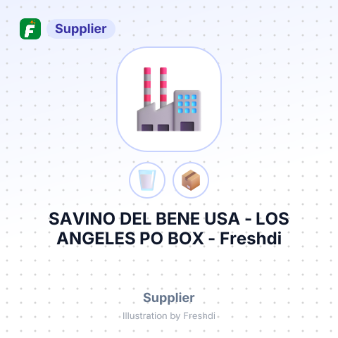 SAVINO DEL BENE USA - LOS ANGELES PO BOX – summary card, no photo uploaded yet