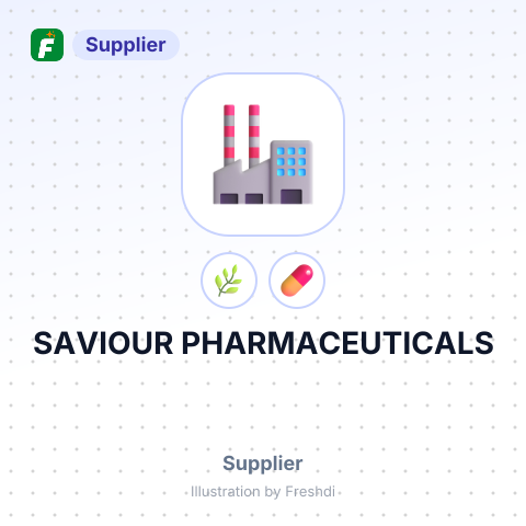 SAVIOUR PHARMACEUTICALS – summary card, no photo uploaded yet