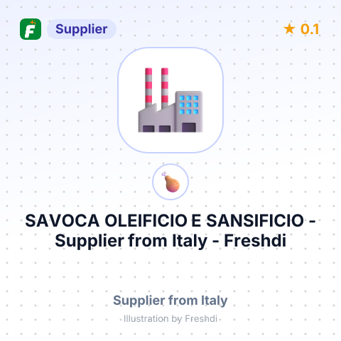 SAVOCA OLEIFICIO E SANSIFICIO – summary card, no photo uploaded yet