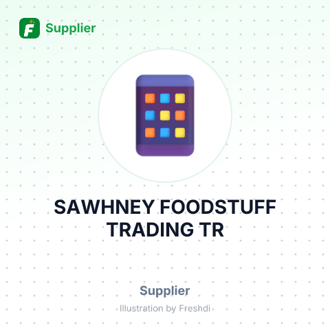 SAWHNEY FOODSTUFF TRADING TR – summary card, no photo uploaded yet