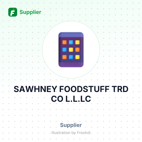 SAWHNEY FOODSTUFF TRD CO L.L.LC – summary card, no photo uploaded yet