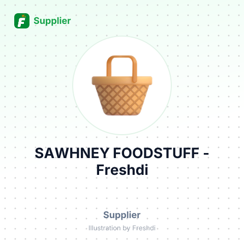 SAWHNEY FOODSTUFF – summary card, no photo uploaded yet