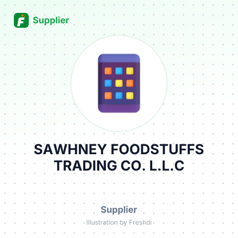 SAWHNEY FOODSTUFFS TRADING CO. L.L.C – summary card, no photo uploaded yet
