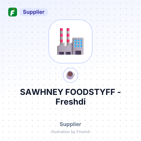 SAWHNEY FOODSTYFF – summary card, no photo uploaded yet