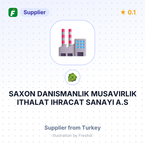 SAXON DANISMANLIK MUSAVIRLIK ITHALAT IHRACAT SANAYI A.S – summary card, no photo uploaded yet