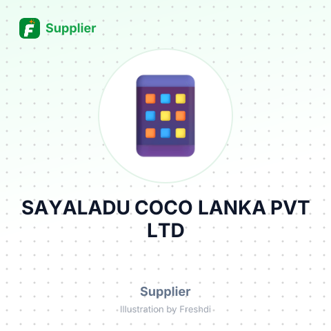 SAYALADU COCO LANKA PVT LTD – summary card, no photo uploaded yet
