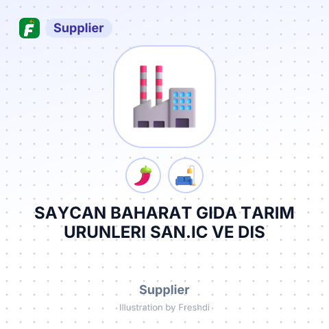 SAYCAN BAHARAT GIDA TARIM URUNLERI SAN.IC VE DIS – summary card, no photo uploaded yet
