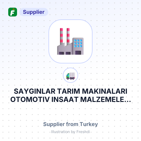 SAYGINLAR TARIM MAKINALARI OTOMOTIV INSAAT MALZEMELERI GIDA SANAYI VE TICARET LIMITED SIRKETI – summary card, no photo uploaded yet