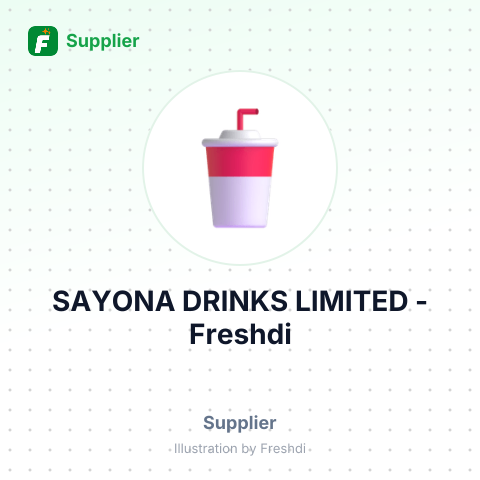 SAYONA DRINKS LIMITED – summary card, no photo uploaded yet