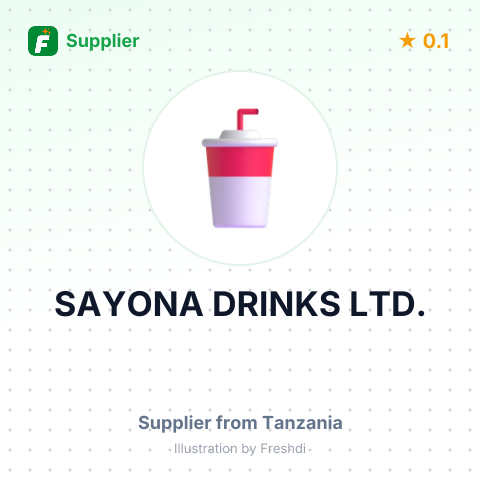 SAYONA DRINKS LTD. – summary card, no photo uploaded yet