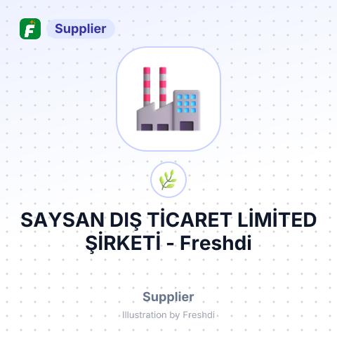 SAYSAN DIŞ TİCARET LİMİTED ŞİRKETİ – summary card, no photo uploaded yet