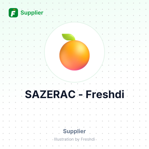SAZERAC – summary card, no photo uploaded yet