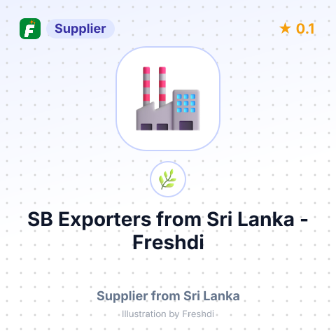SB Exporters  – summary card, no photo uploaded yet