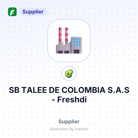 SB TALEE DE COLOMBIA S.A.S – summary card, no photo uploaded yet