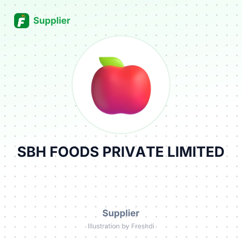 SBH FOODS PRIVATE LIMITED – summary card, no photo uploaded yet