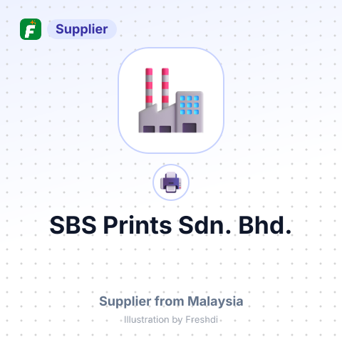 SBS Prints Sdn. Bhd. – summary card, no photo uploaded yet