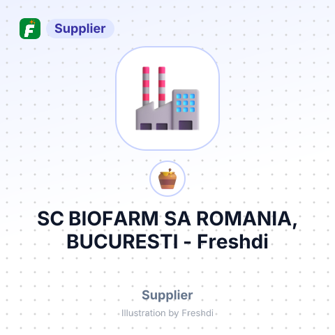 SC BIOFARM SA ROMANIA, BUCURESTI – summary card, no photo uploaded yet