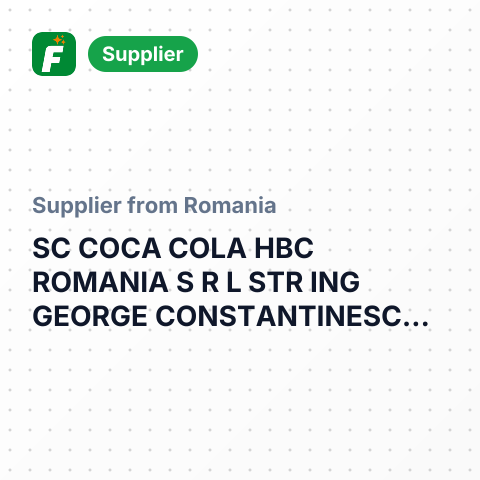 SC COCA COLA HBC ROMANIA S R L STR ING GEORGE CONSTANTINESCU 2 4 GLOBALWORTH CAMPUS CLADIREA B ET 12 – summary card, no photo uploaded yet