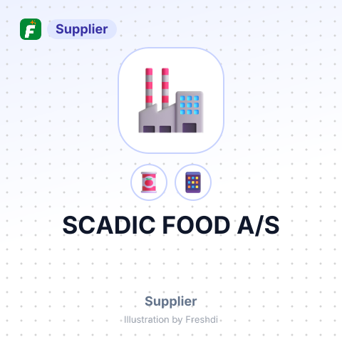 SCADIC FOOD A/S – summary card, no photo uploaded yet