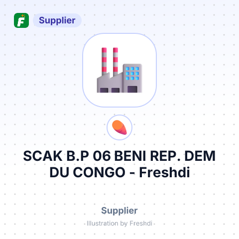 SCAK B.P 06 BENI REP. DEM DU CONGO – summary card, no photo uploaded yet