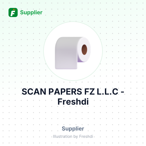 SCAN PAPERS FZ L.L.C – summary card, no photo uploaded yet