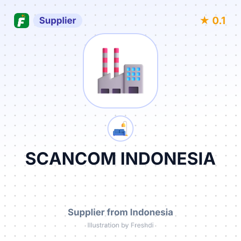 SCANCOM INDONESIA – summary card, no photo uploaded yet