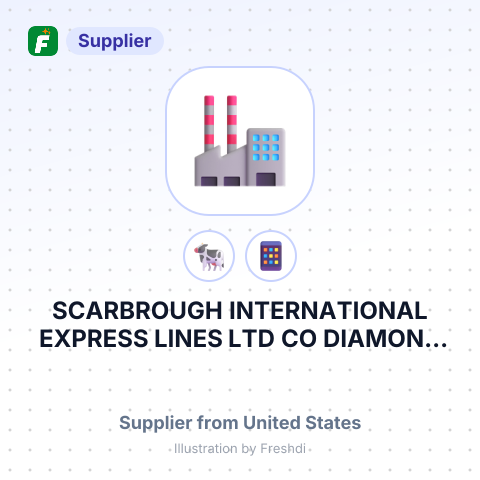 SCARBROUGH INTERNATIONAL EXPRESS LINES LTD CO DIAMOND PET FOOD – summary card, no photo uploaded yet