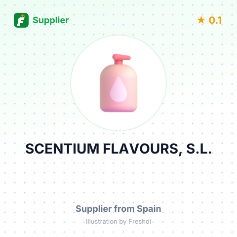 SCENTIUM FLAVOURS, S.L. – summary card, no photo uploaded yet