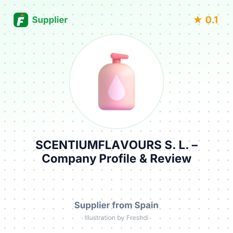 SCENTIUMFLAVOURS S. L. – summary card, no photo uploaded yet