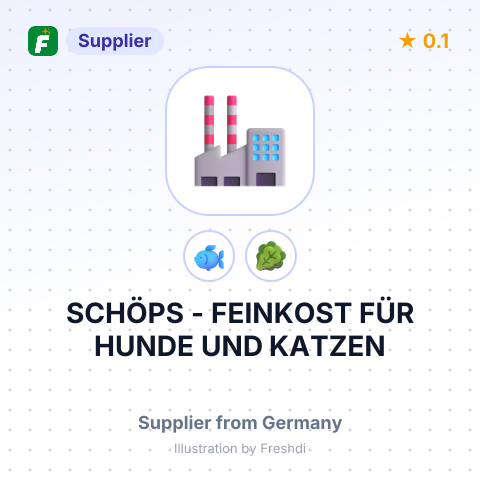 SCHÖPS - FEINKOST FÜR HUNDE UND KATZEN – summary card, no photo uploaded yet