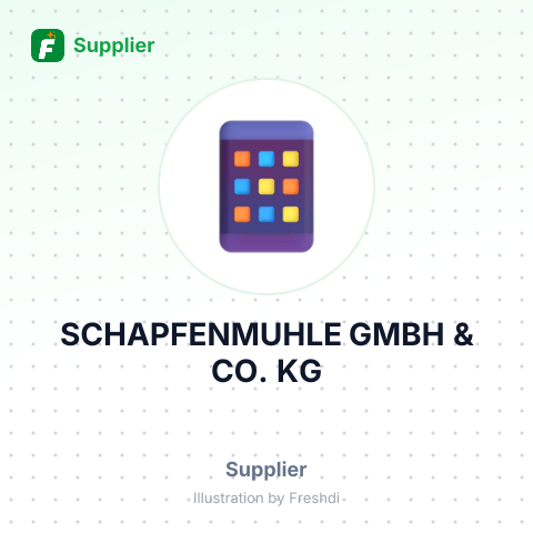 SCHAPFENMUHLE GMBH & CO. KG – summary card, no photo uploaded yet