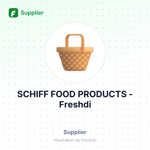 SCHIFF FOOD PRODUCTS – summary card, no photo uploaded yet