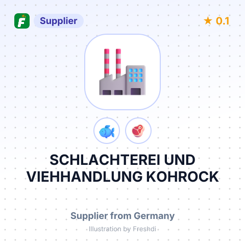 SCHLACHTEREI UND VIEHHANDLUNG KOHROCK – summary card, no photo uploaded yet