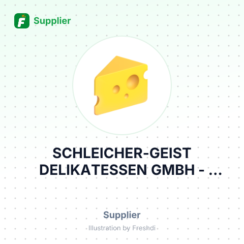 SCHLEICHER-GEIST DELIKATESSEN GMBH – summary card, no photo uploaded yet