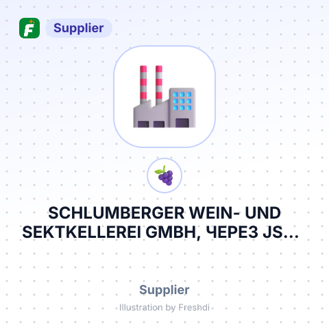 SCHLUMBERGER WEIN- UND SEKTKELLEREI GMBH, ЧЕРЕЗ JSC – summary card, no photo uploaded yet