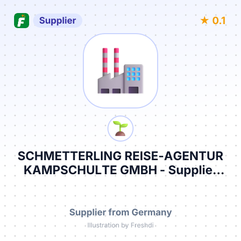 SCHMETTERLING REISE-AGENTUR KAMPSCHULTE GMBH – summary card, no photo uploaded yet