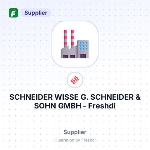 SCHNEIDER WISSE G. SCHNEIDER & SOHN GMBH – summary card, no photo uploaded yet
