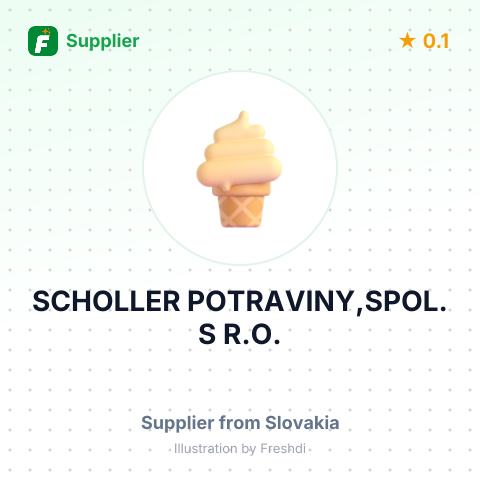 SCHOLLER POTRAVINY,SPOL. S R.O. – summary card, no photo uploaded yet