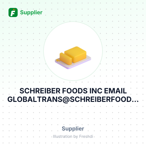SCHREIBER FOODS INC EMAIL GLOBALTRANS@SCHREIBERFOODS. COM – summary card, no photo uploaded yet