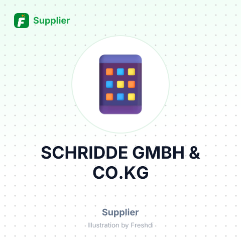 SCHRIDDE GMBH & CO.KG – summary card, no photo uploaded yet
