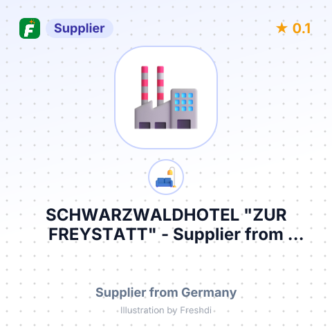 SCHWARZWALDHOTEL "ZUR FREYSTATT" – summary card, no photo uploaded yet